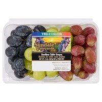 Fresh Seedless Tricolor Grapes, 2 lb