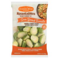 Ocean Mist Farms Roastables Brussels Sprouts Halves Sun-Dried Tomato Ready-to-Roast Kit, 15 oz