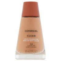 Covergirl Clean 160 Classic Tan Liquid Foundation, 1 fl oz