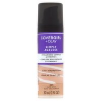 Covergirl + Olay Simply Ageless 245 Warm Beige 3-in-1 Foundation, 1 fl oz