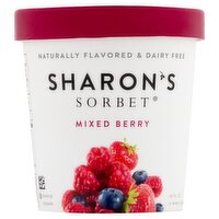 Sharon's Sorbet Mixed Berry, 16 fl oz