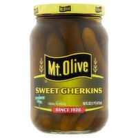 Mt. Olive Sweet Gherkins, 16 fl oz, 16 Fluid ounce