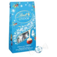 Lindt Lindor Milk with White Milk Chocolate Truffles, 8.5 oz