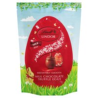 Lindt Lindor Milk Chocolate Truffle Eggs, 