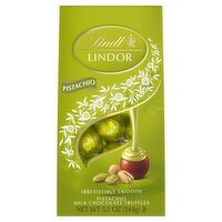 Lindt Lindor Pistachio Milk Chocolate Truffles, 5.1 oz