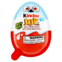 Kinder Joy Treat + Toy Sweet Cream Topped with Cocoa Wafer Bites, .7 oz