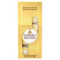 Ferrero Rocher Fine Hazelnut Chocolates, 3.5 oz