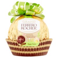 Ferrero Rocher Grand Hollow Milk Chocolate and Hazelnut Ornament, 4.4 oz