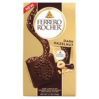Ferrero Rocher Dark Hazelnut Chocolate, 10 count, 3.7 oz