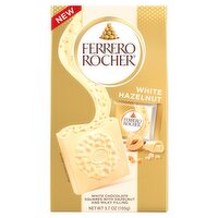 Ferrero Rocher White Hazelnut Chocolate, 10 count, 3.7 oz