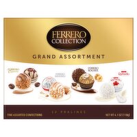 Ferrero Collection Grand Assortment Fine Assorted Confections, 12 count, 4.1 oz