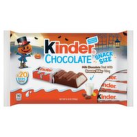 Kinder Smooth & Creamy Chocolate Bars Snack Size, 20 count, 8.8 oz