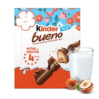 Kinder Bueno Crispy Creamy Chocolate Bar, .75 oz, 4 count