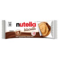 Ferrero Nutella Cookies Filled with Nutella Hazelnut Spread Biscuits, 3 count, 1.4 oz