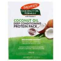Palmer's Coconut Oil Formula Moisture Boost Coconut Oil Deep Conditioning Protein Pack, 2.1 oz