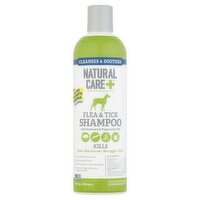 Natural Care+ Flea & Tick Shampoo, 12 fl oz