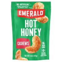 Emerald Hot Honey Cashews, 5 oz