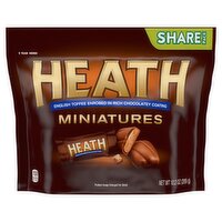 Heath English Toffee Enrobed in Rich Chocolatey Coating Miniatures Share Pack, 10.2 oz, 10.2 Ounce