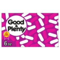 Good & Plenty Licorice Candy, 6 oz