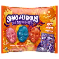 SHAQ-A-LICIOUS XL GUMMIES Original Flavor Snack Size, Halloween Candy Bag, 8.5 oz