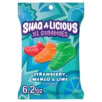 Shaqalicious XL Gummies Strawberry, Mango & Lime Candy, 6.2 oz
