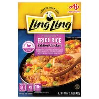 Ajinomoto Ling Ling Yakitori Chicken Restaurant Style Fried Rice, 2 count, 17 oz