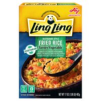 Ajinomoto Ling Ling Savory Vegetable Restaurant Style Fried Rice, 2 count, 17 oz