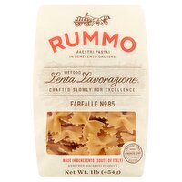 Rummo Lenta Lavorazione Farfalle No 85 Pasta, 1 lb