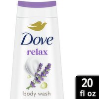 Dove Relax Lavender + Chamomile Body Wash, 20 fl oz