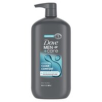 Dove Men+Care Hydrating Clean Comfort Body + Face Wash, 30 fl oz