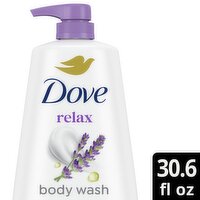 Dove Relax Lavender + Chamomile Body Wash, 30.6 fl oz