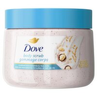 Dove Crushed Macadamia & Rice Milk Body Scrub, 15 oz