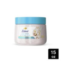 Dove Crushed Macadamia & Rice Milk Body Scrub, 15 oz