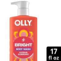 Olly Radiant Citrus Currant Bright Mood + Skin Body Wash, 17 fl oz