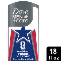 Dove Men+Care Fifa Fresh Victory Body + Face Wash, 18 fl oz