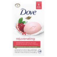 Dove Rejuvenating Beauty Bar, 6 count, 3.75 oz, 6 Each