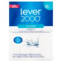 Lever 2000 Original Bars, 3.75 oz, 8 count