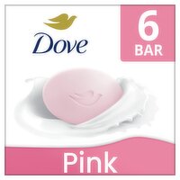 Dove Pink Beauty Bar 3.75 oz, 6 count