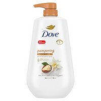 Dove Pampering Shea Butter & Vanilla Body Wash, 34 fl oz, 30.6 Fluid ounce