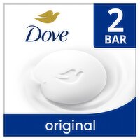Dove Original Beauty Bar with Deep Moisture, 3.75 oz, 2 count