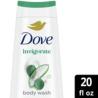 Dove Invigorating Aloe & Eucalyptus Oil Body Wash, 20 fl oz