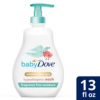 Baby Dove Sensitive Skin Care Hypoallergenic Baby Wash, 13 fl oz, 13 Fluid ounce