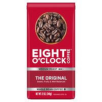 Eight O'Clock The Original Medium Roast Whole Bean Coffee, 12 oz