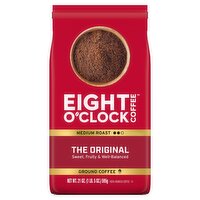 Eight O'Clock Coffee Medium Roast the Original Ground 100 % Arabica Coffee, 21 oz