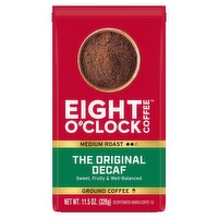 Eight O'Clock Coffee Medium Roast The Original Decaf Ground Decaffeinated Arabica Coffee, 11.5 oz