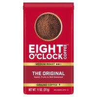 Eight O'Clock Coffee Medium Roast The Original Ground 100% Arabica Coffee, 11 oz