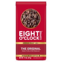Eight O'Clock Coffee Medium Roast The Original Whole Bean 100% Arabica Coffee, 11 oz