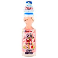 Kimura Ramune Strawberry Flavor Carbonated Soft Drink, 6.76 fl oz