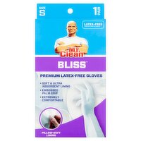 Mr. Clean Bliss Premium Latex-Free Gloves, S, 1 pair, 1 Each