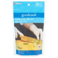 Goodcook Disposable Nitrile Food Prep Size L Gloves, 30 count